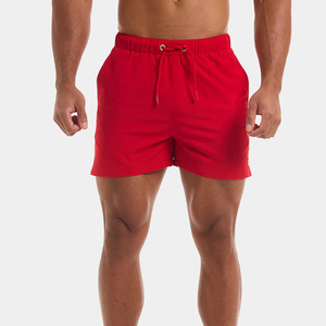 Shorts de plage tendance pour hommes, maillots de bain d'été, couleur unie, légers, respirants, shorts de sport pour la natation - Product Image 2