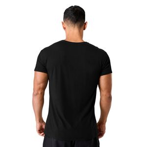 <b>Men's</b> Black <b>Muscle</b> Fit <b>T</b> <b>Shirt</b> Lightweight Cotton Athletic Crew Neck Gym Workout Casual Sportswear Apparel - Product Image 6