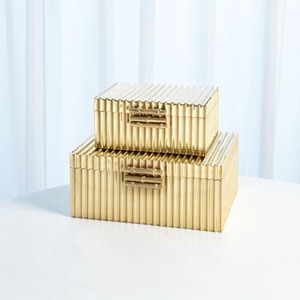 Luxury Metal Mirror Finished Gold Storage <b>Box</b> For Jewellery Makeup Organizer Rings Earrings And Cosmetics <b>Vanity</b> Table Storage - Product Image 6