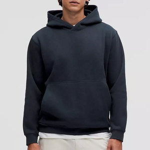 Sudadera con Capucha Extra Grande para Hombre, de Felpa, Color Sólido, Corte Regular Informal, para Otoño, 100% Algodón - Product Image 2