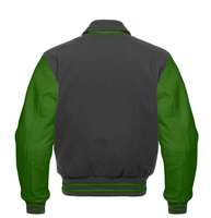 Blouson universitaire personnalisé pour club de football australien, en cuir PU, épais, hiver, brodé, mélange de laine, OEM