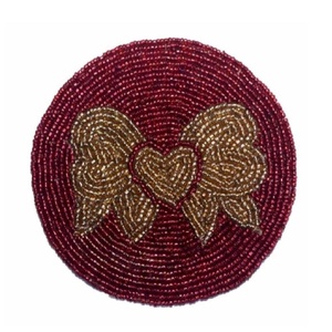 Starfish Design Glass Beads Coaster <b>Set</b> of <b>4</b> Coffee Mug Tea Cup Drink Glass <b>Dining</b> <b>Table</b> Sideboard Home Office <b>Table</b> Coaster - Product Image 5