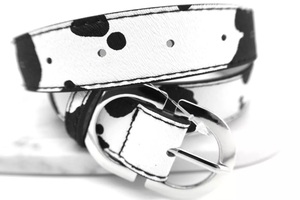 Cinturones de Pelo de Vaca de Diseñador Más Vendidos, en Elegante Cinturón de Cuero Vacuno Genuino Marrón para Mujer y Hombre a Precio de Fábrica - Product Image 2