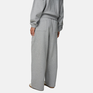 Pantalones de chándal acampanados para mujer, 100% algodón, con bolsillos, cintura media, cordón ajustable, informales, para yoga, invierno, descanso y ejercicio - Product Image 5