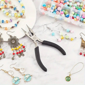 Pince de précision professionnelle en acier inoxydable pour coupe-fil de nez et pliage côté bijoux à bricoler soi-même faisant des outils et équipement - Product Image 6