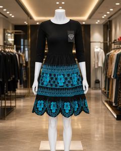 Best Tropical Embroidered Clothing Vintage Floral Skirt Cotton Everyday Wear Micronesian Island Pacific Style Micronesian Skirt - Product Image 5