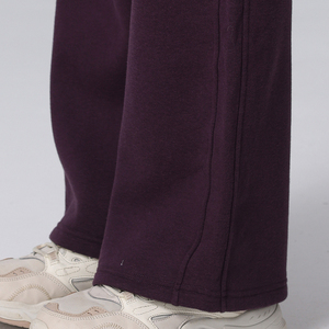 Pantalon large taille haute pour femme, couleur unie, cordon de serrage, coupe ample, décontracté, longueur complète, avec poches, en coton, pour l'automne - Product Image 5