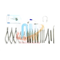 Instruments ophtalmiques réutilisables en acier inoxydable de haute qualité pour la chirurgie d'implantation de micro-lentilles intraoculaires (CATARACTE) ISO/CE