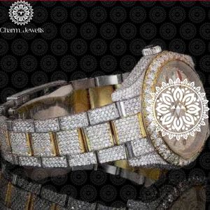 Reloj de Acero Inoxidable para Hombre Charm Jewells, 40 mm, Movimiento Mecánico, Cristal, 20 mm, Fecha Automática, Lujo, Moda, Cierre Oculto con Botón de Presión - Product Image 4