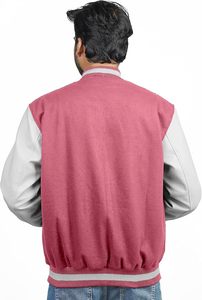 Chaqueta Varsity Profesional para Hombre con Bordado Personalizado y Construcción Resistente Tipo Bomber - Product Image 5