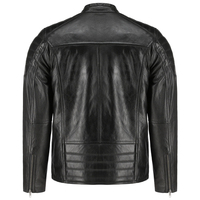 Veste en cuir pour homme de haute qualité, écologique, respirante, tricotée, style motard, décontractée, streetwear, coupe-vent, hiver