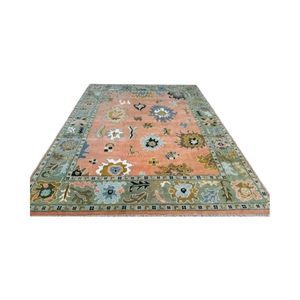 Tapis en laine fine de noeud turc persan multicolore fait à la main ensembles de tapis de taille personnalisable noués indiens vibrants disponibles - Product Image 5