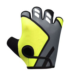Customized Material Half Half Finger Eco-Friendly Custom Color Cycling Gloves Unique Design High Quality Customizable Racing - Product Image 4