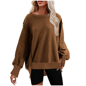 Sudadera de Moda de Invierno para Mujer, Color y Diseño Personalizables, Transpirable, Ecológica, Poliéster/Algodón, Servicio OEM - Product Image 6