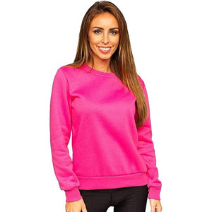 Everyday Comfort Crewneck Sweatshirt Pink Premium <b>Fleece</b> Lined Pullover Sweater Tops Relaxed Fit Loungewear Work <b>Jumper</b> - Product Image 1