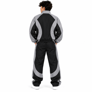 Vestes coupe-vent tendance en nylon imperméable et coupe-vent à capuche, avec fermeture éclair, personnalisables et changeantes de couleur, pour la course en extérieur - Product Image 3
