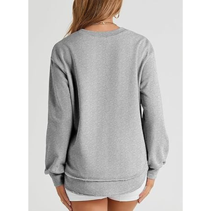 Sweat-shirts pour femmes en gros, impression de logo personnalisé, manches longues, haute qualité, fabriqués en usine, sweats-shirts pour femmes les plus vendus - Product Image 3