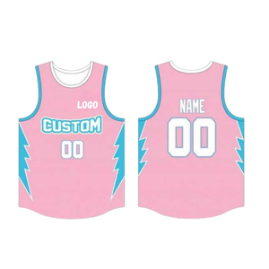 Maillot de basketball réversible pour adulte, imprimé par transfert thermique, en maille extensible, sans manches, à séchage rapide, antibactérien - Product Image 3