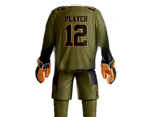 Tenue de hockey sur glace unisexe la plus vendue, 100 % polyester respirant, logo imprimé personnalisé, design sur mesure, ensembles en gros, grand choix - Product Image 5