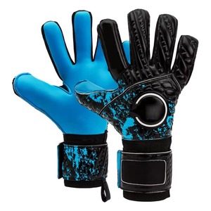 Guantes de Portero de Fútbol Profesionales Personalizados, de Látex Transpirable, con Dedos Completos, Antideslizantes, Cierre de Gancho y Bucle, Unisex, Personalizables - Product Image 1