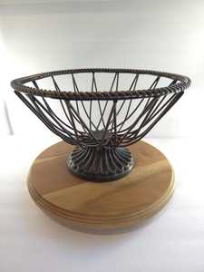 Panier de rangement pour fruits en fil de fer de qualité supérieure, écologique, moderne, avec revêtement en poudre noire, design nouvelle arrivée - Product Image 2