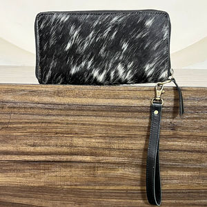 Cartera de cuero de vaca con diseño floral de girasol, hecha a mano, con monedero y tarjetero RFID para mujer, novedad al por mayor 2026 - Product Image 5