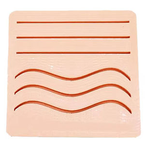 Coussin d'entraînement aux sutures médicales, usage clinique manuel, silicone 3 couches avec divers motifs de points pour étudiants en chirurgie Java - Product Image 5