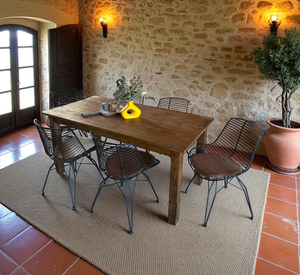 Wholesale Patio Villa Hotel Resort All Weather High Quality Luxury Restaurant Garden Furniture Set Outdoor Dining <b>Table</b> Se - Product Image 5