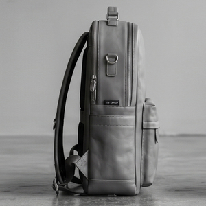 Fashion Wear Leather Laptop <b>Backpack</b> With Zipper Closure 20-39Litre Unisex Softback Handle Shoulder Laptop Straps Bags - Product Image 4