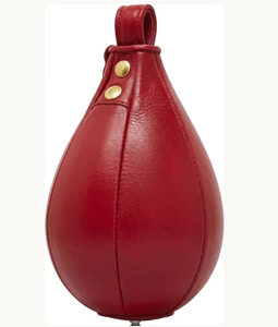 Saco de Boxeo de Pedestal de Cuero Rojo, Equipo de Entrenamiento Universal Duradero, Sacos de Velocidad Oficiales, Sacos de Velocidad Enterprise - Product Image 1