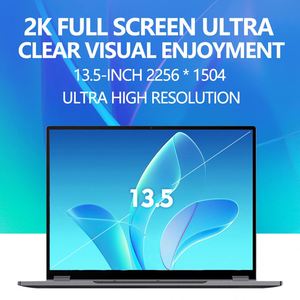 Portátil Táctil Nuevo N5095 de 13.5 Pulgadas con Pantalla IPS de 2.5K, 12 GB de RAM, SSD de 128 GB, Teclado en Inglés, Cuerpo de Metal, Windows, Ideal para Negocios/Educación - Product Image 2