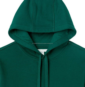 Sweats à capuche oversize pour hommes en coton et polyester de qualité supérieure, faible MOQ, hauts d'hiver avec poche, motif uni - Product Image 6