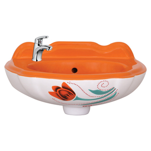 Lavabo de Cerámica para Baño, Diseño Personalizado, Superventas, Lavabo Suspendido en la Pared - Product Image 2