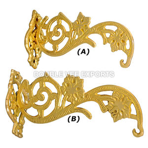 Soporte para Velas de Aceite con Acabado de Alto Brillo |   Soporte de pared de latón para lámparas de santuario - DOUBLE VEE EXPORTS - Product Image 2