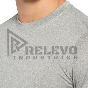 Nouveaux T-shirts de golf imprimés de haute qualité à col avant, manches courtes, 100 % coton 320g, qualité supérieure, vente en gros pour hommes - Product Image 6