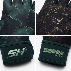Gants de fitness pour hommes à impression par sublimation, qualité supérieure, motif marbré, légers, prix de gros, gants d'exercice pour la salle de sport - Product Image 3