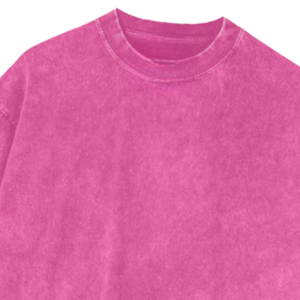 T-shirt Oversize en Coton 100% Uni, Délavé à l'Acide, Style Streetwear, Logo Personnalisé sur le Devant, Effet Vintage, Vierge, OEM - Product Image 6