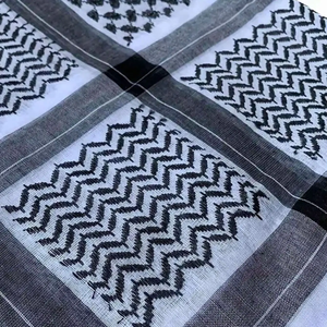 Bufanda Keffiyeh Shemagh árabe en oferta, chal de algodón para invierno, calentador de cuello, cubrecabezas, a prueba de viento, bufanda táctica para camping, para hombres y mujeres - Product Image 4