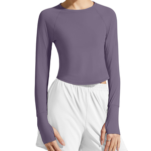 Hauts de yoga de qualité supérieure en gros à prix abordable, séchage rapide, respirants, teinture unie et design unique, hauts de yoga streetwear pour femmes - Product Image 1