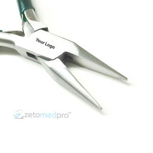 Pince à bec effilé en acier inoxydable de haute qualité certifiée CE ZETOMED PRO pour la fabrication de bijoux, le bobinage de fils et les loisirs créatifs, outil OEM - Product Image 2