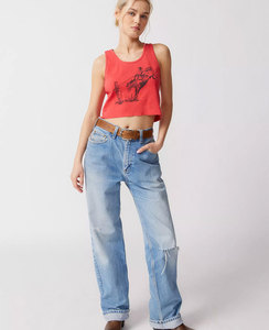 Top corto <span class=keywords><strong>donna</strong></span> di alta qualità Design unico con ricamo traspirante e Plus Size nuovo elegante all'ingrosso per la vendita <span class=keywords><strong>Online</strong></span> - Product Image 2