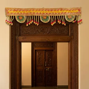 Traditional Pearl Bead Toran Bandhanwar Door Hanging Decorative Wall Decor for Festival Wedding and Home Entrance - Product Image 3
