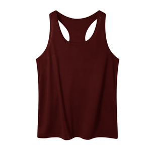 Débardeur de sport pour homme de haute qualité, en coton/spandex respirant, avec impression sérigraphique. - Product Image 1