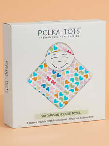 Toalla suave con capucha para bebé con lunares coloridos, absorbente, suave, para recién nacidos, regalo acogedor para bebés, esencial para el uso diario. - Product Image 3