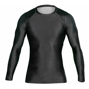 Sports Gym And Outdoor Training Breathable <b>Mens</b> Rash Guard <b>Compression</b> Sports Top With Stretch Fabric <b>For</b> Water - Product Image 4