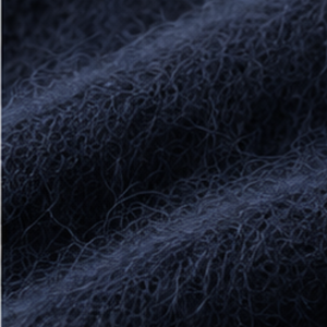 Women's Mohair Wool Blend Pullover Sweater Soft <b>Warm</b> Knit Crew Neck <b>Long</b> Sleeve Fuzzy Texture Autumn Casual Solid Custom - Product Image 6