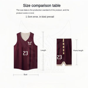 ชุดบาสเก็ตบอลแบบกลับด้านได้ คุณภาพสูง ราคาถูก จำนวนมาก - Product Image 4