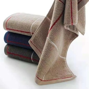 Serviette de toilette en coton style mode, douce et à séchage rapide, pour salle de bain, salon, salle de sport, hôtel, vente en gros, fabricant, couleur unie - Product Image 3