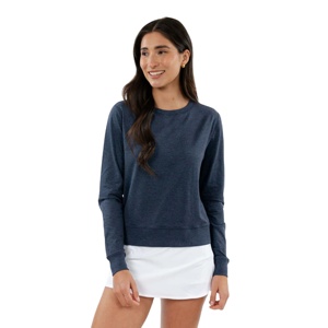 Sudadera de cuello redondo PARA MUJER: atlética, cómoda y absorbente de humedad para correr, gimnasio y ropa informal - Product Image 4
