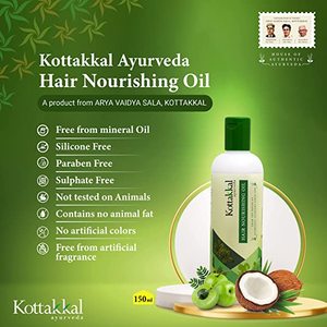 Kottakkal <b>Hair</b> Nourishing & Repairing <b>Oil</b> Herbal <b>Ayurvedic</b> Concentration Formula for Adults - Product Image 4